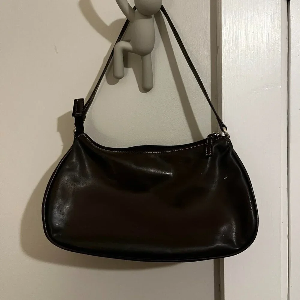 Vintage Guess Brown Shoulder Bag!! - Picture 4 of 5
